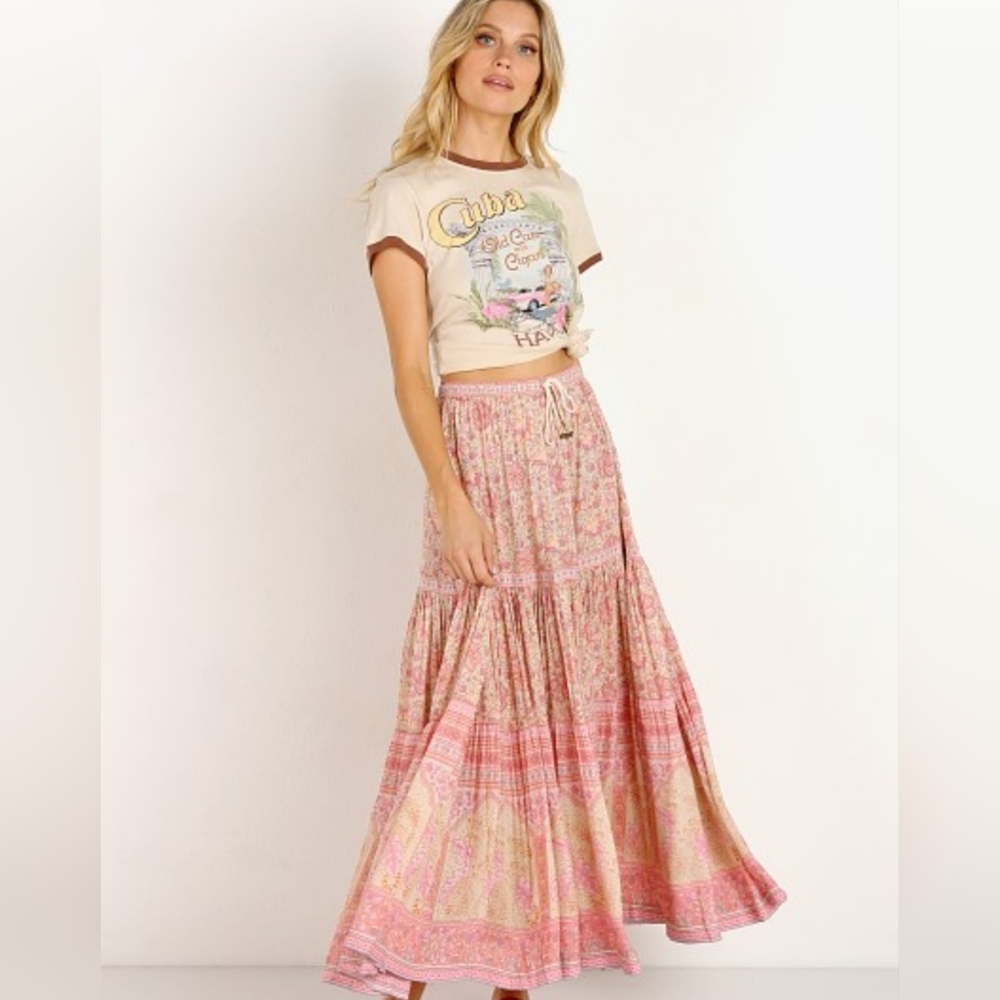 Spell Poinciana Skirt in Cotton Candy - Picture 5 of 7